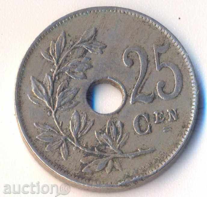Βέλγιο 25 sentimes 1922