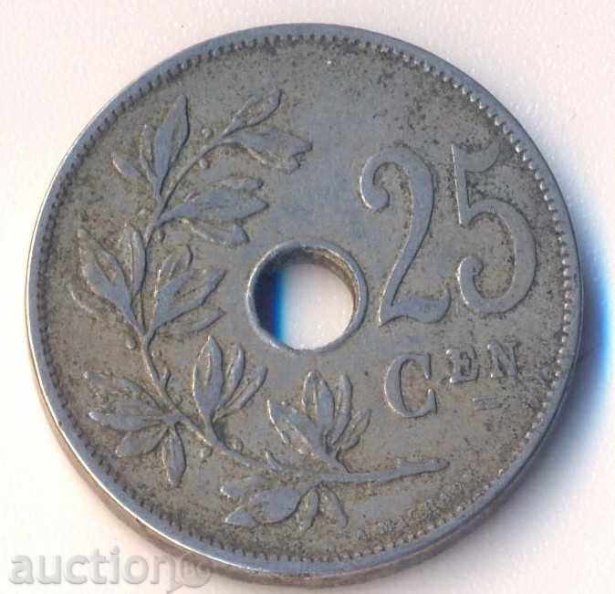Βέλγιο 25 sentimes 1908
