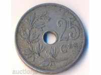 Belgia 25 sentimes 1908