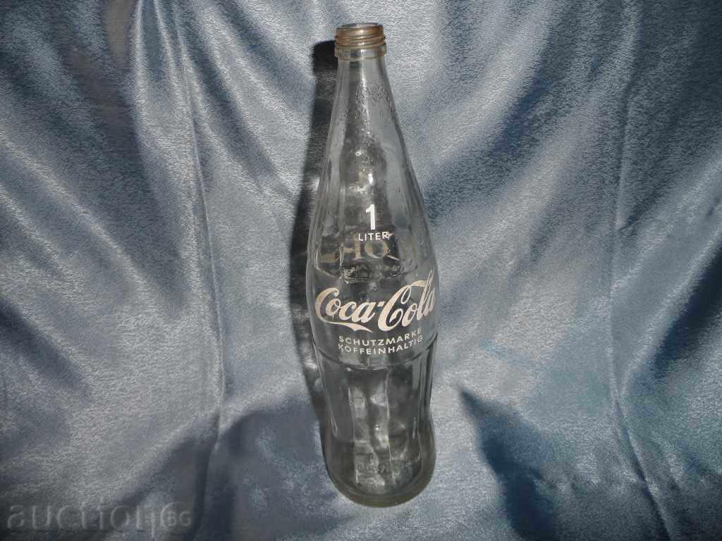 Sticla de sticla COCA COLA de 1 litru