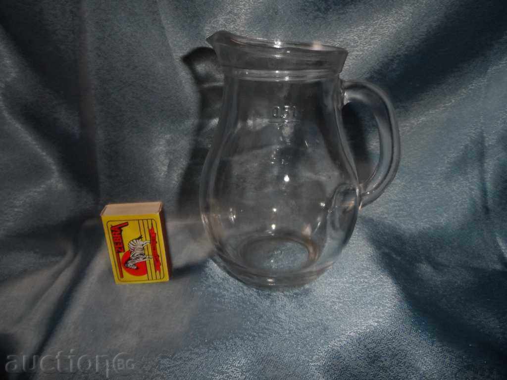Glass Jug with price 10.00 BGN | € 5.11 Glass Jug with price 10.00 BGN | € 5.11