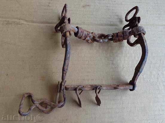 Ottoman hand forged bridle, wrought iron, cavalry with price 75.00 BGN | € 38.35 Ottoman hand forged bridle, wrought iron, cavalry with price 75.00 BGN | € 38.35