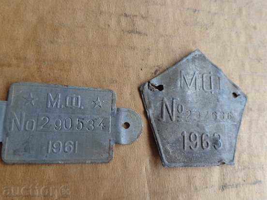 Tag-uri Lot placă vinietă, placa - 5