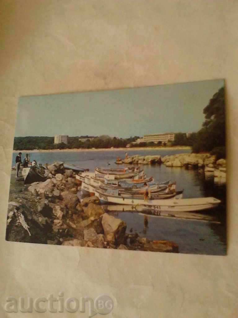 Пощенска картичка Приморско 1988