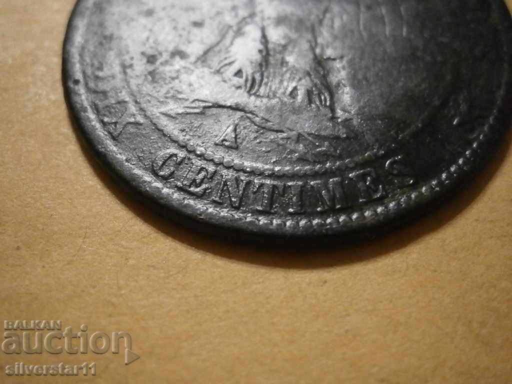 Auction France 10 centimeters, 1856, Original, Auction France 10 centimeters, 1856, Original,
