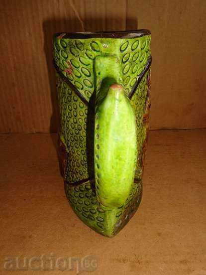 Auction Embossed Trojan jug, ceramic, bas-relief, late 19th century Auction Embossed Trojan jug, ceramic, bas-relief, late 19th century