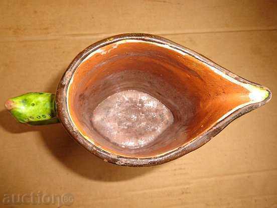 Delivery of Embossed Trojan jug, ceramic, bas-relief, late 19th century Delivery of Embossed Trojan jug, ceramic, bas-relief, late 19th century