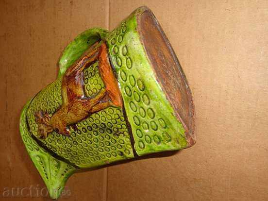 Embossed Trojan jug, ceramic, bas-relief, late 19th century - 7 Embossed Trojan jug, ceramic, bas-relief, late 19th century - 7