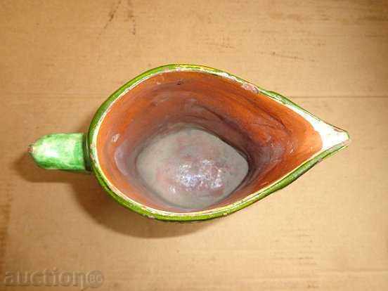 Embossed Trojan jug, ceramic, bas-relief, late 19th century - 5