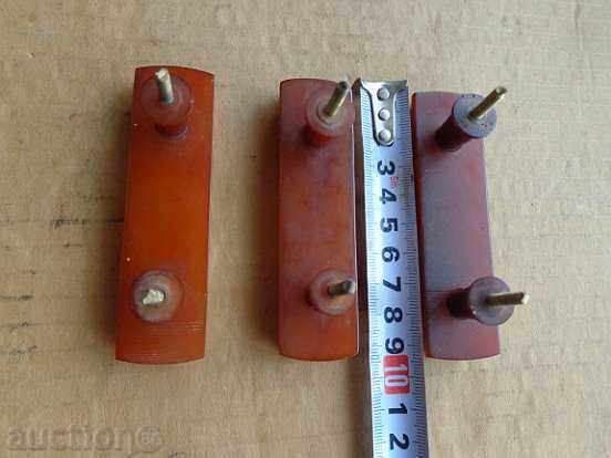 Old luxury handles red amber, silt - 5 Old luxury handles red amber, silt - 5