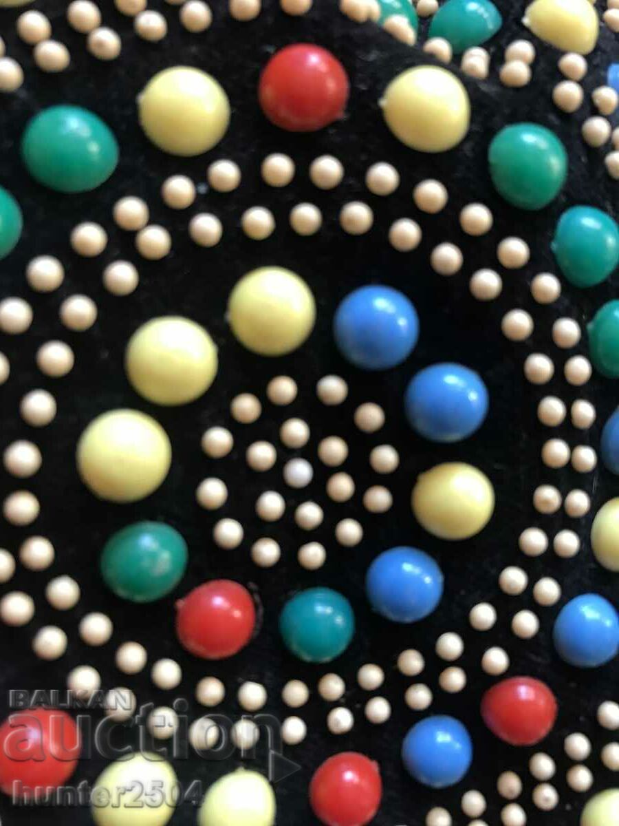 Auction Bag, purse - velvet with beads Auction Bag, purse - velvet with beads