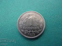 Германия III  Райх  1  Марка  1935 А  Рядка Монета