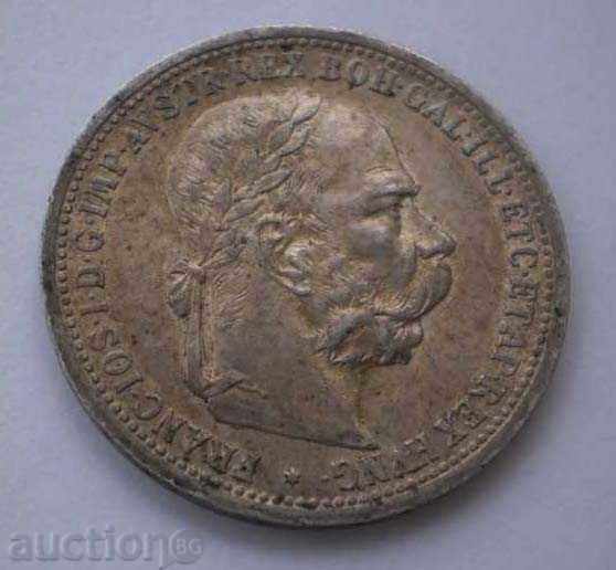 Австроунгария 1 Крона 1901 UNC Доста Рядка Монета
