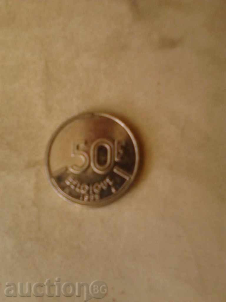 Белгия 50 франка 1989