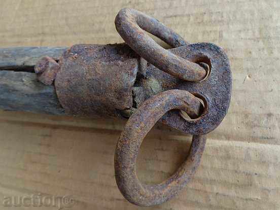 Forged rings, wrought iron, wooden - 6 Forged rings, wrought iron, wooden - 6