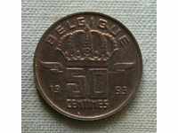 50 σεντς 1993 Βέλγιο - Γάλλος θρύλος UNC