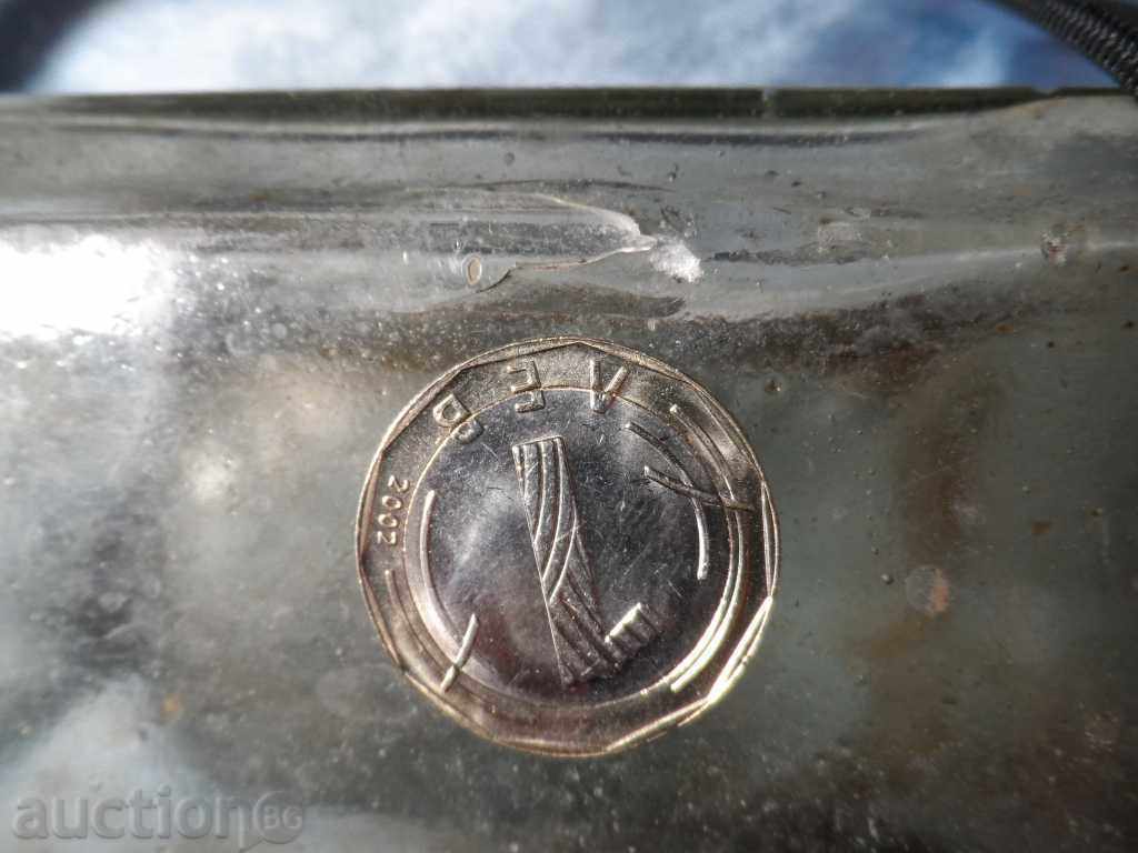 lot of old glass bottles - 2 pcs. - 5