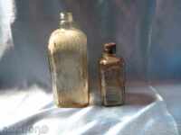 lot of old glass bottles - 2 pcs.