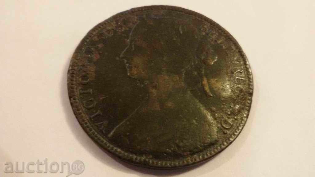 PENNY Victoria 1860 with price 2.00 BGN | € 1.02 PENNY Victoria 1860 with price 2.00 BGN | € 1.02