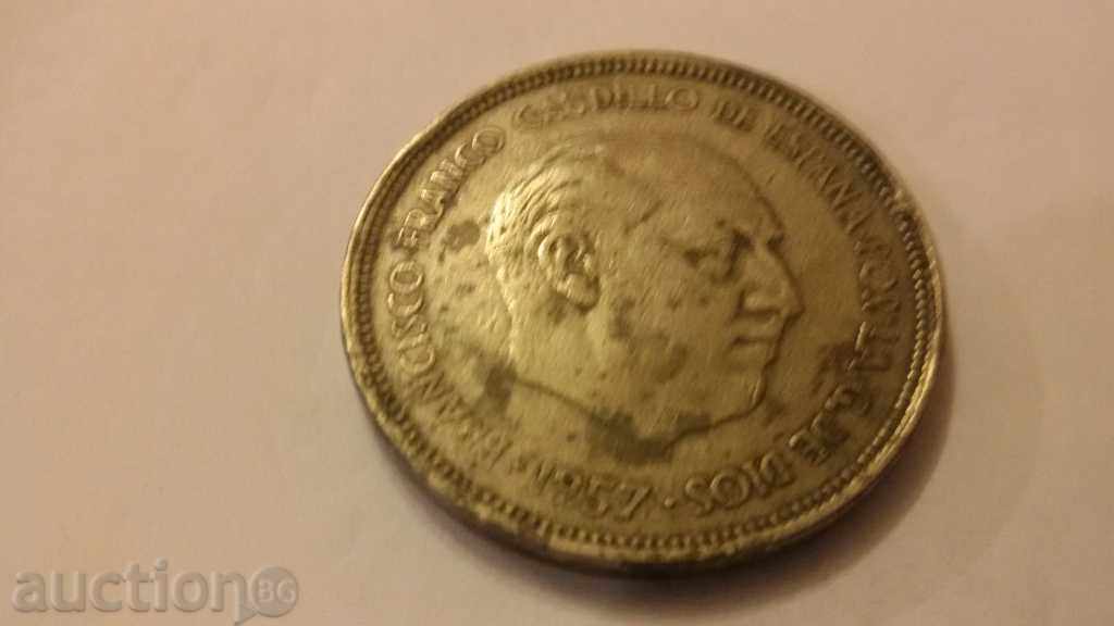 Delivery of 25 ptas 1957 Delivery of 25 ptas 1957