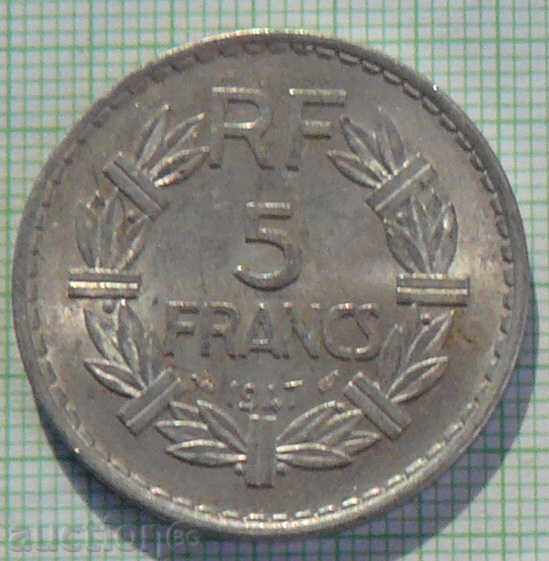 5 франка 1947 г. Франция