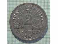 2 франка 1943 г. Франция