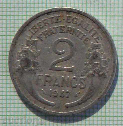 2 φράγκα το 1947 -Γαλλία