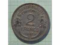 2 франка 1947 г. -Франция