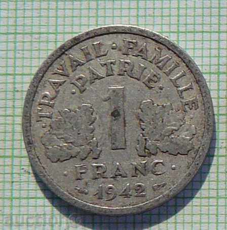 1 φράγκο 1942 -Γαλλία