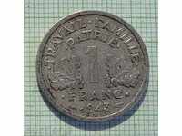 1 франк 1943 г. -Франция