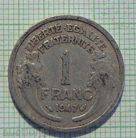 1 franc 1947 -Franța