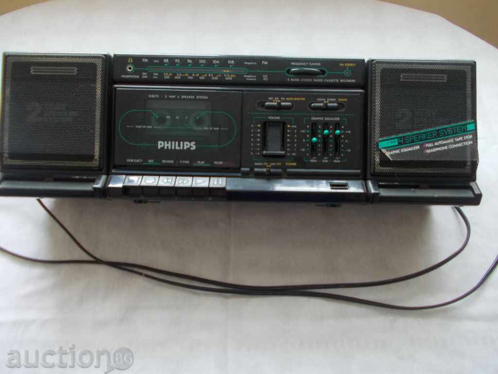 Radio-cassette player "Philips" (Bought from Korekom) with price 180.00 BGN | € 92.03 Radio-cassette player "Philips" (Bought from Korekom) with price 180.00 BGN | € 92.03