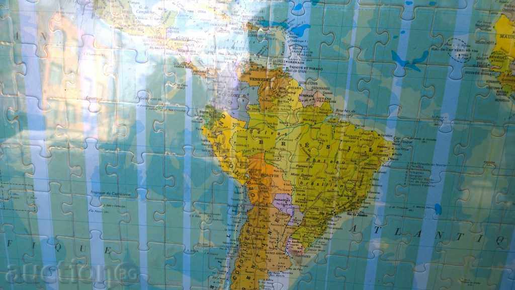 5495, HUGE VERY STAR PUZZLE POLITICAL CARD HH WAY FR - 6 5495, HUGE VERY STAR PUZZLE POLITICAL CARD HH WAY FR - 6