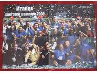 postere de fotbal Italia 2006 și 2008 Spania