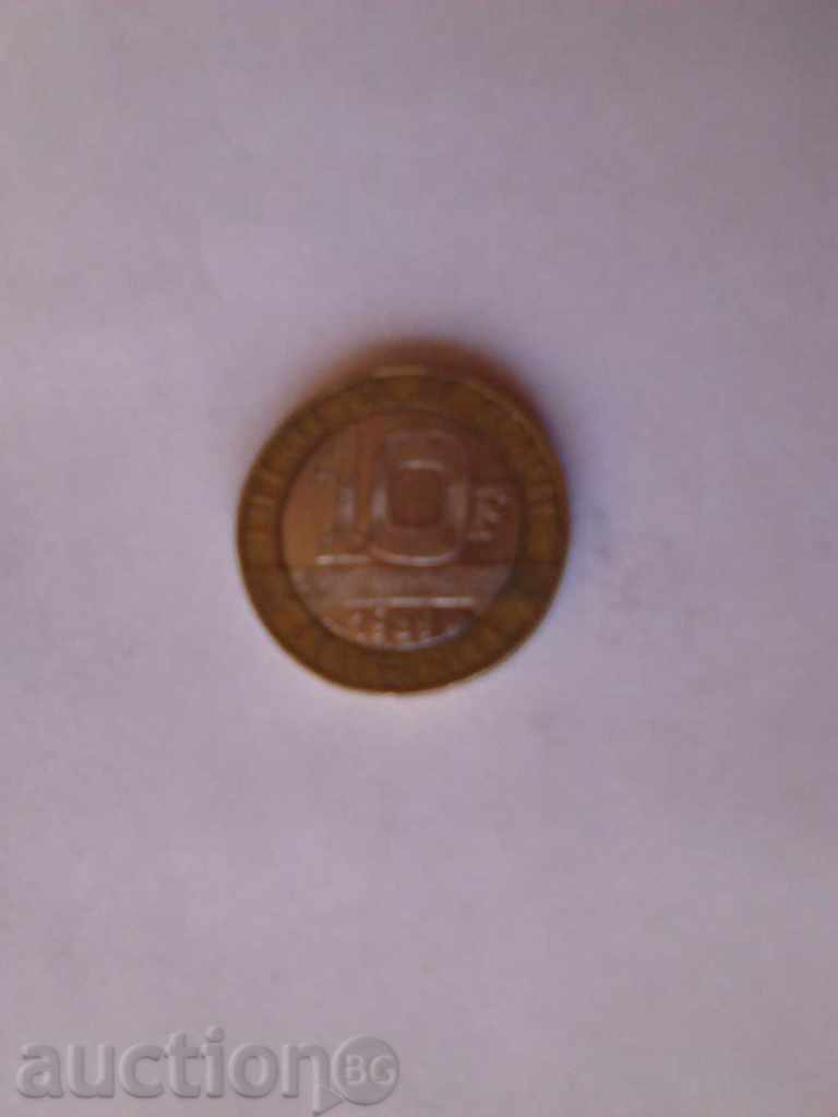 France 10 Franc 1989