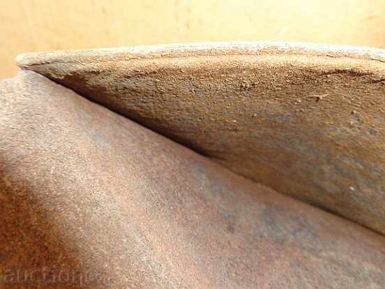 Old leather men's wallet, purse, purse - 5