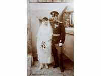 ΒΟΥΛΓΑΡΙΚΗ ROYAL αξιωματικός του Τάγματος της Αξίας ... και η νύφη-1919