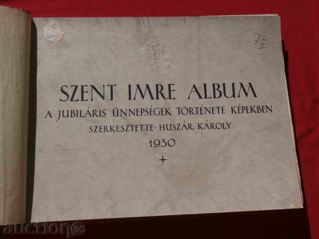 Album "Szent imre album" Budapest 1930 catholic pope - 6