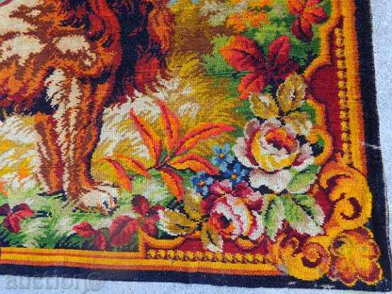 Old woven carpet wall, painting, wallpaper, 80's 19th century - 5 Old woven carpet wall, painting, wallpaper, 80's 19th century - 5