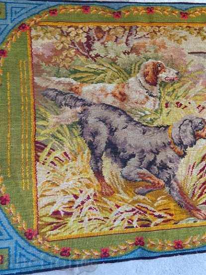 Auction Old woven carpet wall, painting, wallpaper, 80's 19th century Auction Old woven carpet wall, painting, wallpaper, 80's 19th century