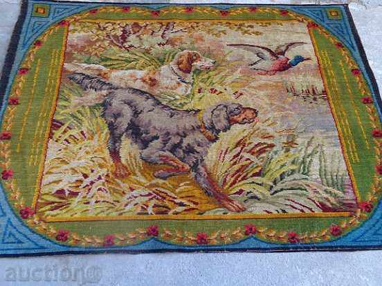 Old woven carpet wall, painting, wallpaper, 80's 19th century - 6 Old woven carpet wall, painting, wallpaper, 80's 19th century - 6