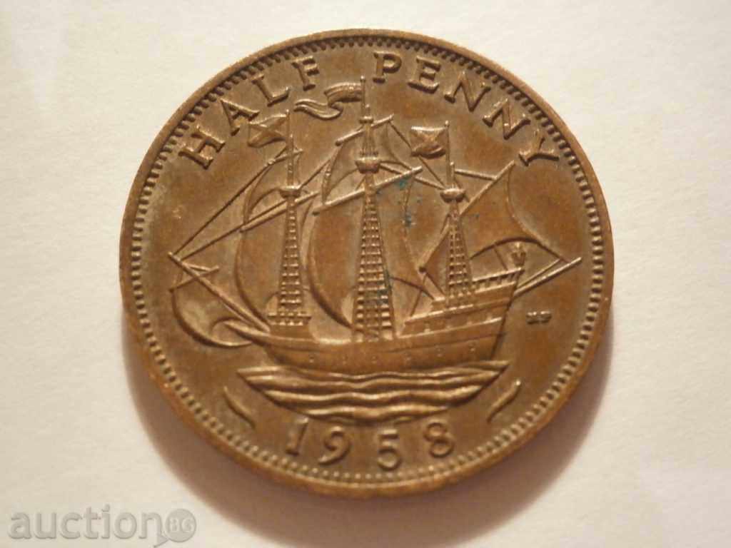 Δημοπρασία το μισό δεκάρα 1958 Δημοπρασία το μισό δεκάρα 1958