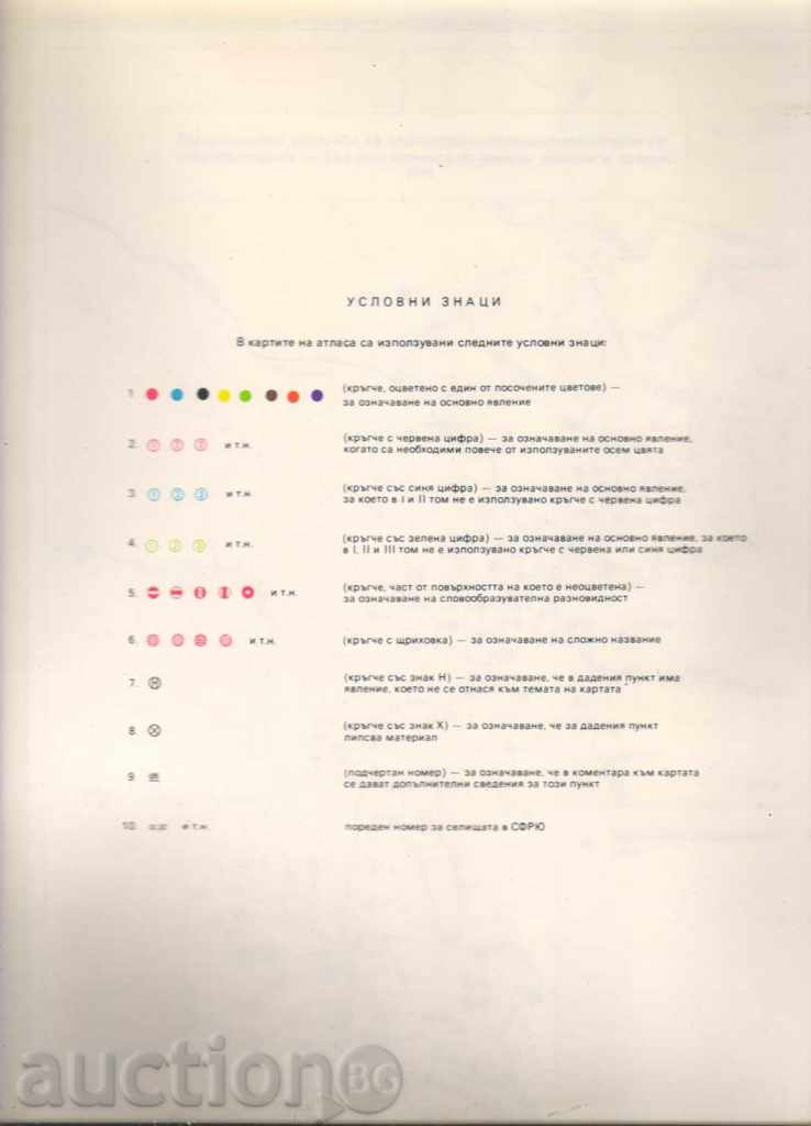 Rangel Bozhkov. Βουλγαρική διάλεκτος Atlas. Μέρος Ι, χάρτες - 6 Rangel Bozhkov. Βουλγαρική διάλεκτος Atlas. Μέρος Ι, χάρτες - 6