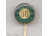 Badge-TJ Breznik-kopana 50 years