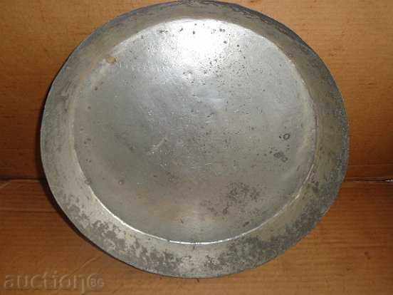 Old double-side tinned copper tray, tray, plateau - 7 Old double-side tinned copper tray, tray, plateau - 7