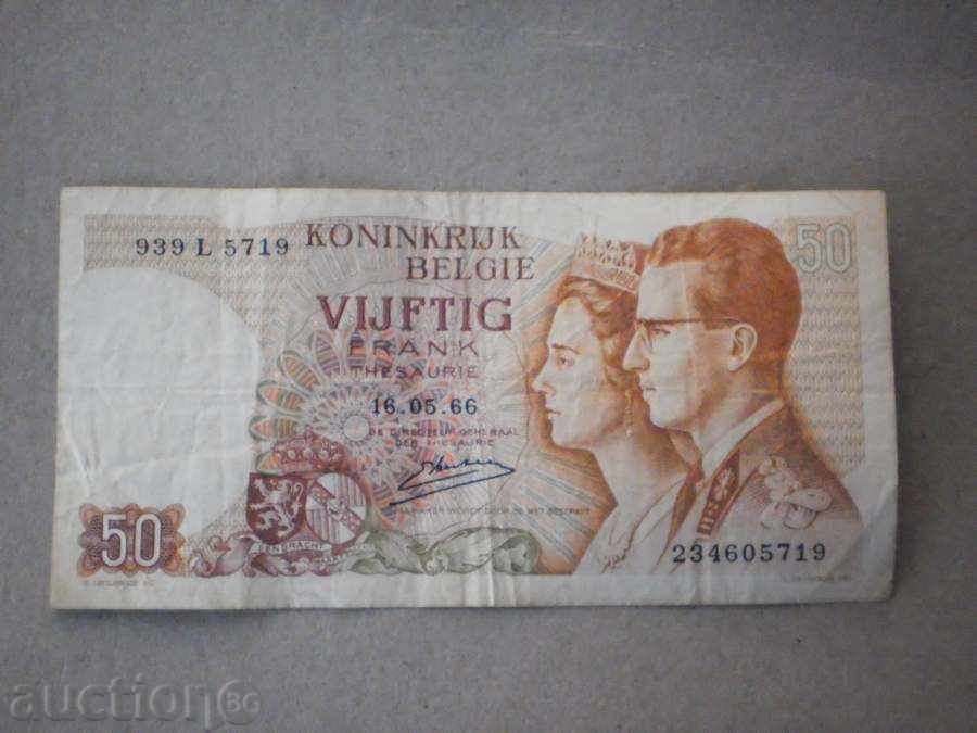 50 francs 1966 Belgium