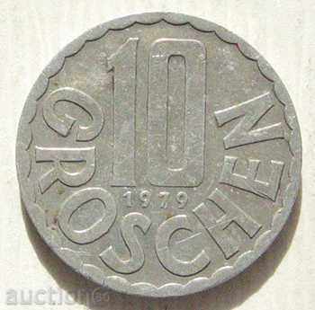 Austria 10 Groschen 1979