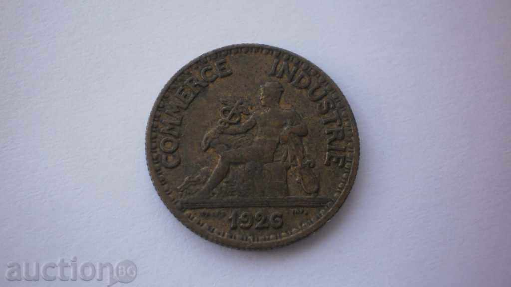 Франция 50 Центим 1926 Рядка Монета