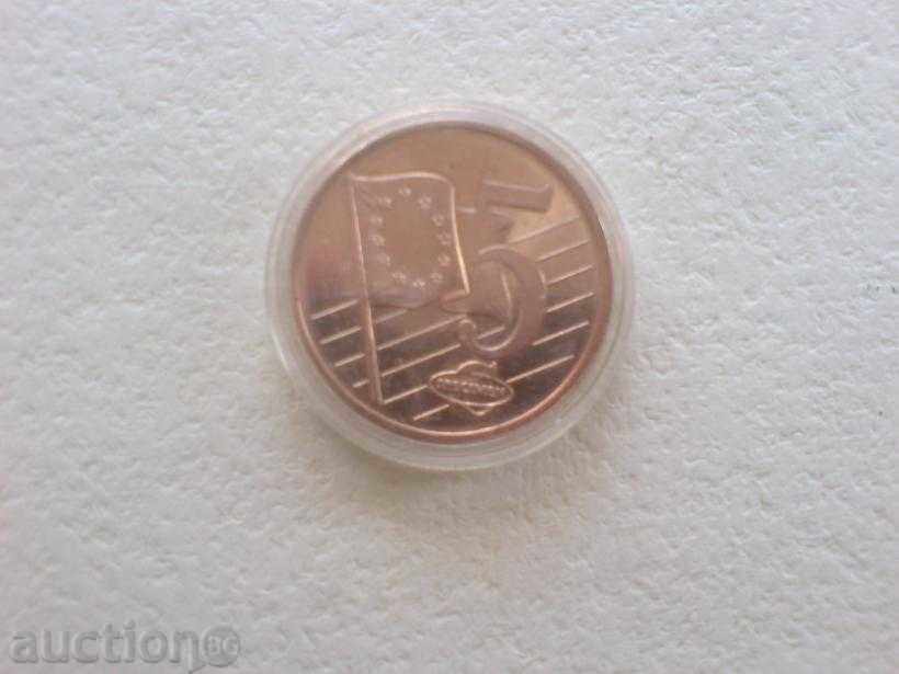 5 euro cents - Malta sample 2003 with price € 9.97 | 19.50 BGN