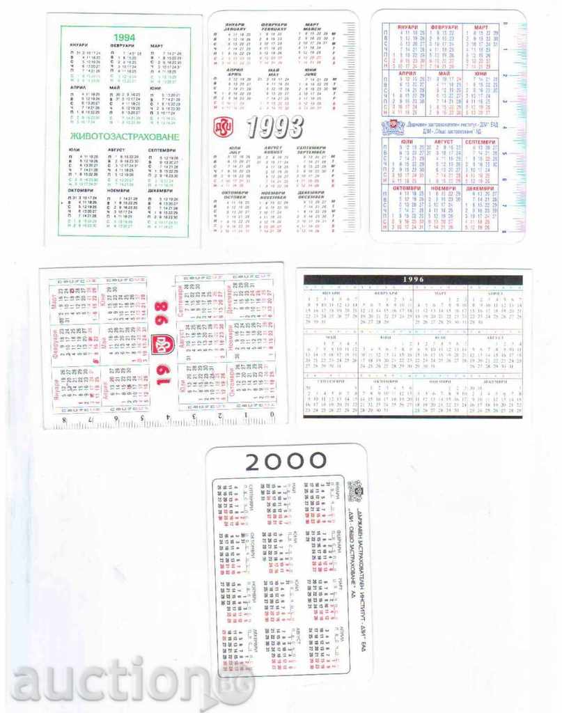 6 pcs CALENDAR "S" with price 2.00 BGN | € 1.02 6 pcs CALENDAR "S" with price 2.00 BGN | € 1.02